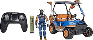 Fortnite Stinger Wrap ATK Deluxe Feature Vehicle - 10â€ All Terrain Vehicle with Remote Control, Includes 4â€ Copper Wasp Articulated Figure and 1 Power Punch Harvesting Tool