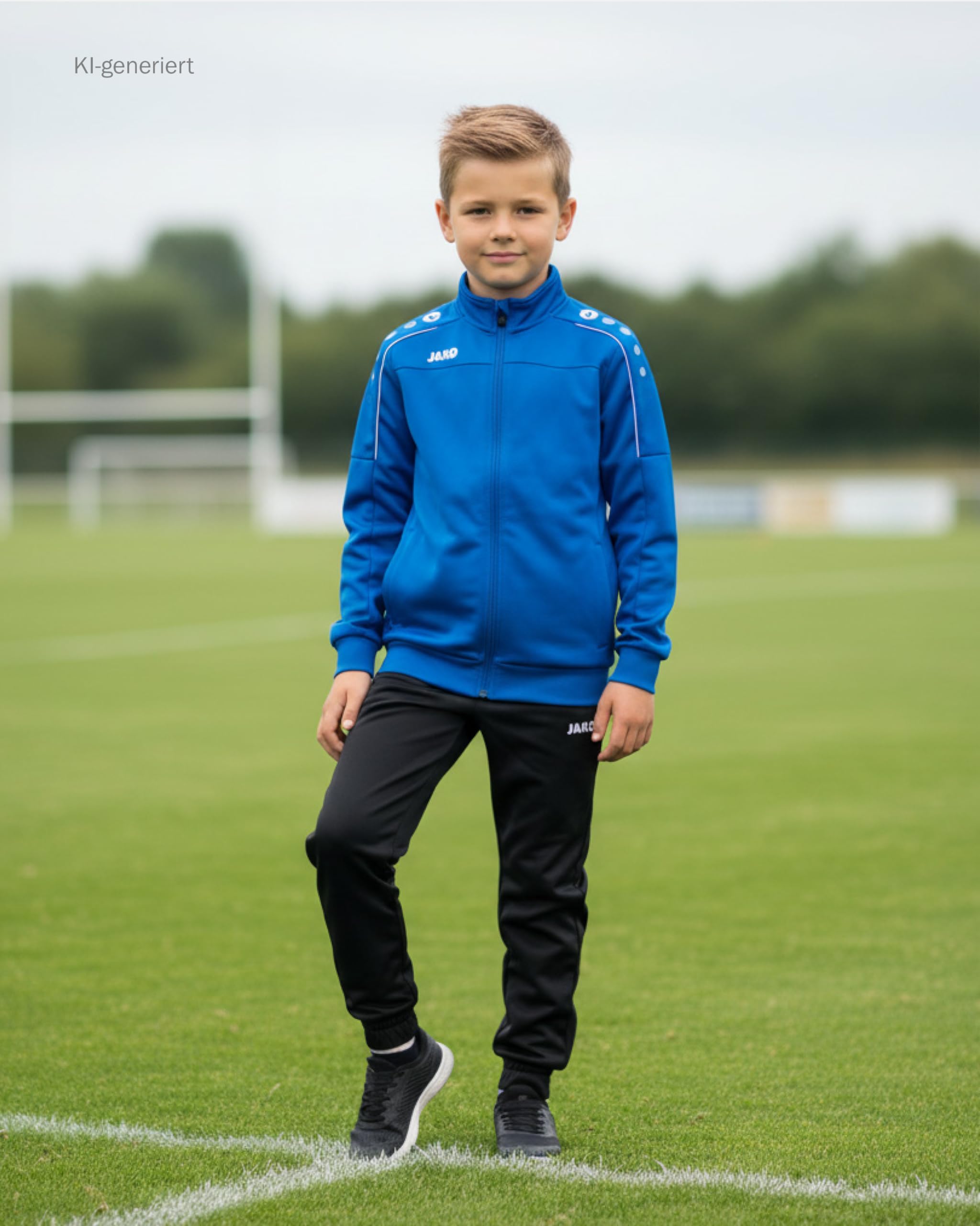 JAKO Polyester Classico Trainingsanzug Kinder - Moderner Sportanzug 100% Polyester, Strapazierfähig & schnelltrocknend, Jogginganzug mit optimaler Passform