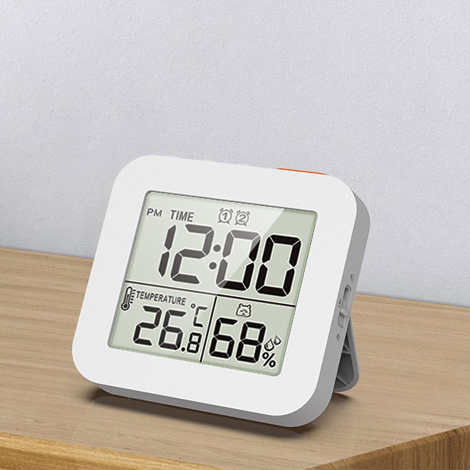 Timer Doccia Impermeabile HAUKINIX Con Ventosa E Supporto – Ricaricabile USB-C – Conto Alla Rovescia E Cronometro – Volume Regolabile