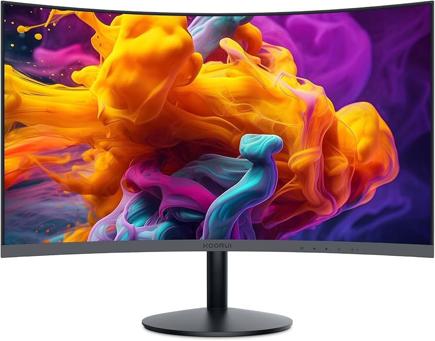 Amazon.com: KOORUI 27 Inch Curved Monitor FHD 1080P 75Hz Gaming