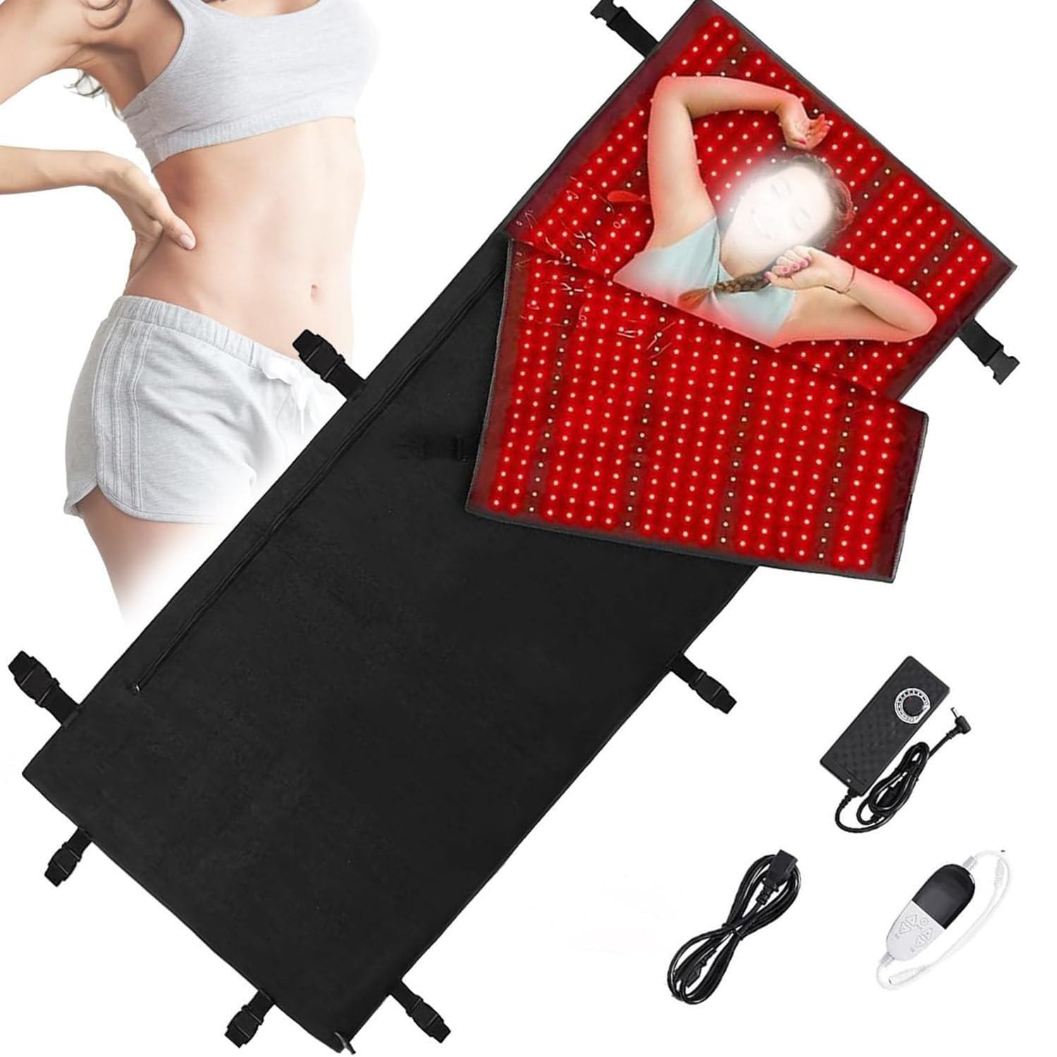 LEDライマット 全身用 full body red light therapy Amazon.com: YANDDEA Red Infrared Light Therapy Mat for Whole Body