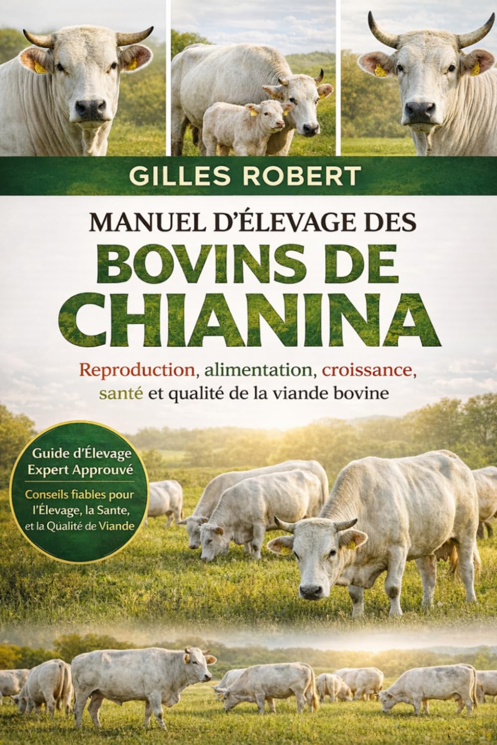 MANUEL D'ÉLEVAGE DES BOVINS DE CHIANINA: Reproduction, alimentation, croissance, santé et qualité de la viande bovine