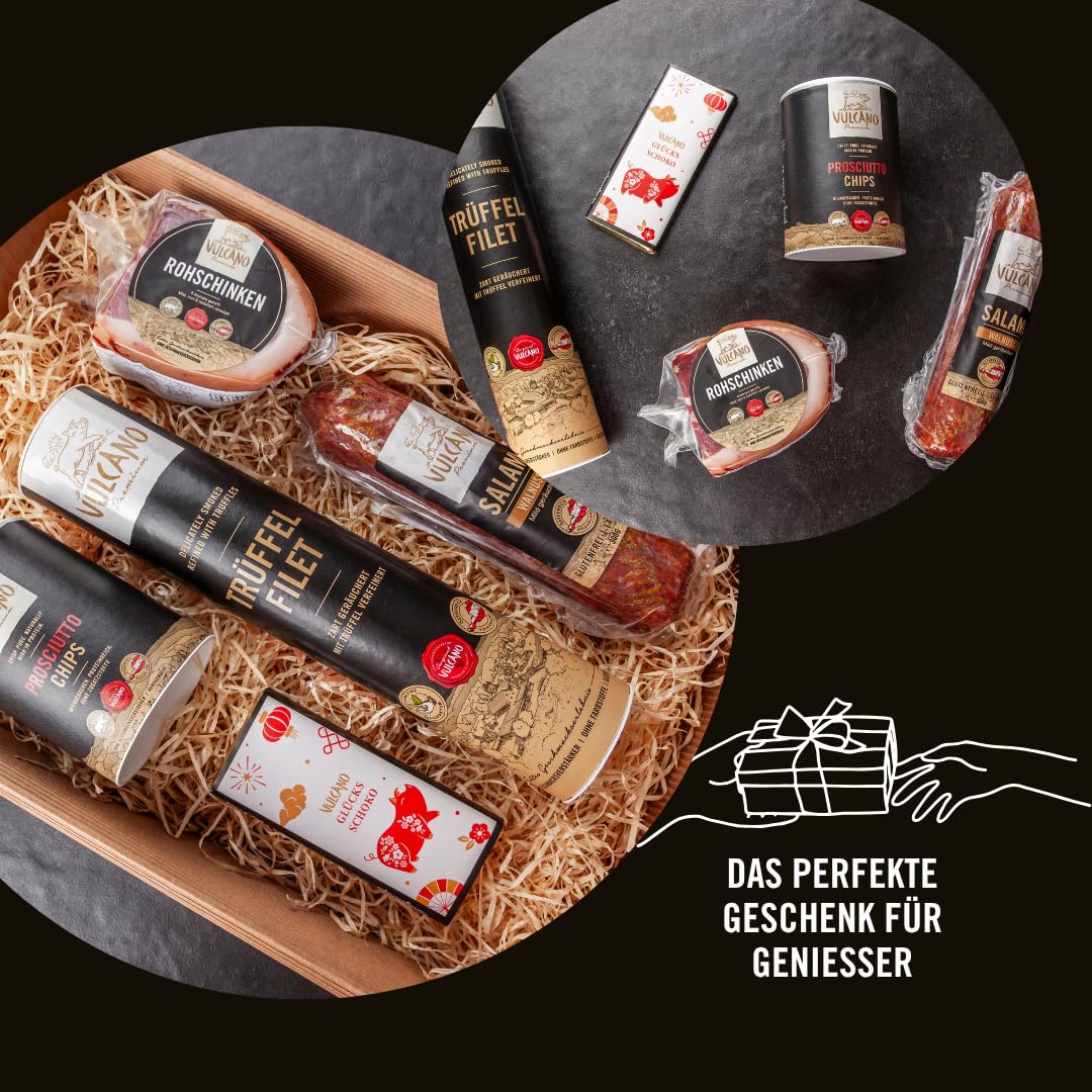 Geschenkbox Deluxe, Geschenk mit feinen Delikatessen, als Geschenk verpackt, Ideal für Genießer und Gourmets, tolles Geschenk für Männer und Frauen