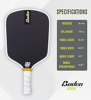 USAPA承認 ピックルボール パドル 3Kカーボンファイバー エッジレス VS Amazon.co.jp: ピックルボールパドル、USAPA承認、3K摩擦面