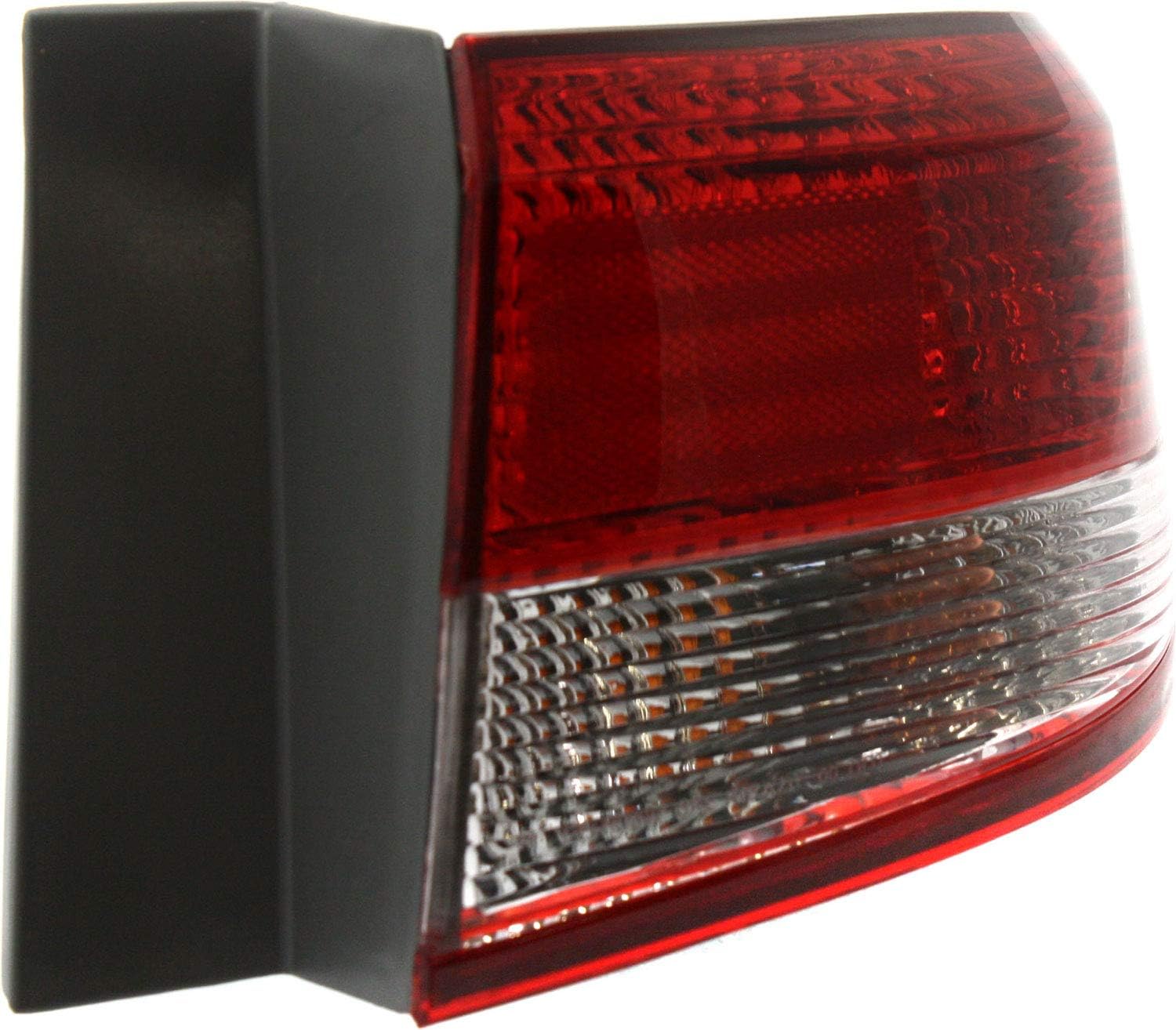 Evan-Fischer Tail Light Assembly Compatible with 2003-2004 Honda Accord Outer Sedan Passenger Side