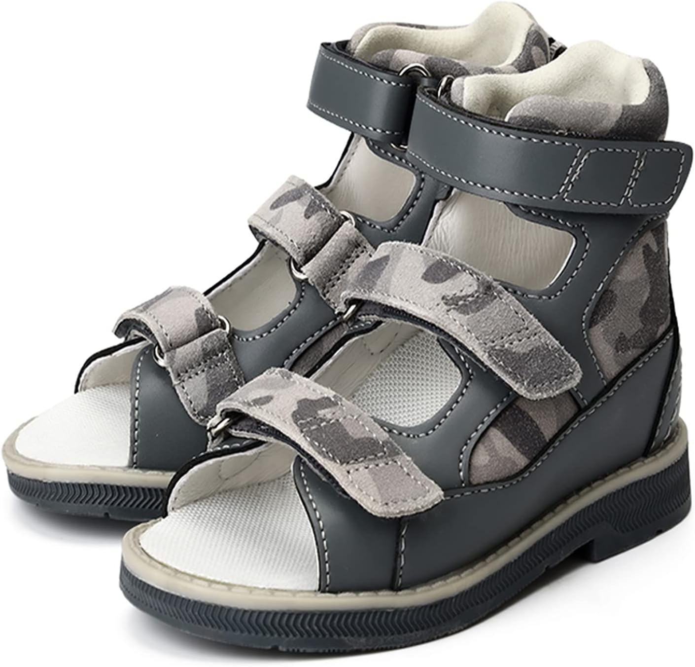 princepard Orthopedic Sandals for Kids,Toddlers Corrective Shoes with High Back and Ankle & Arch Support