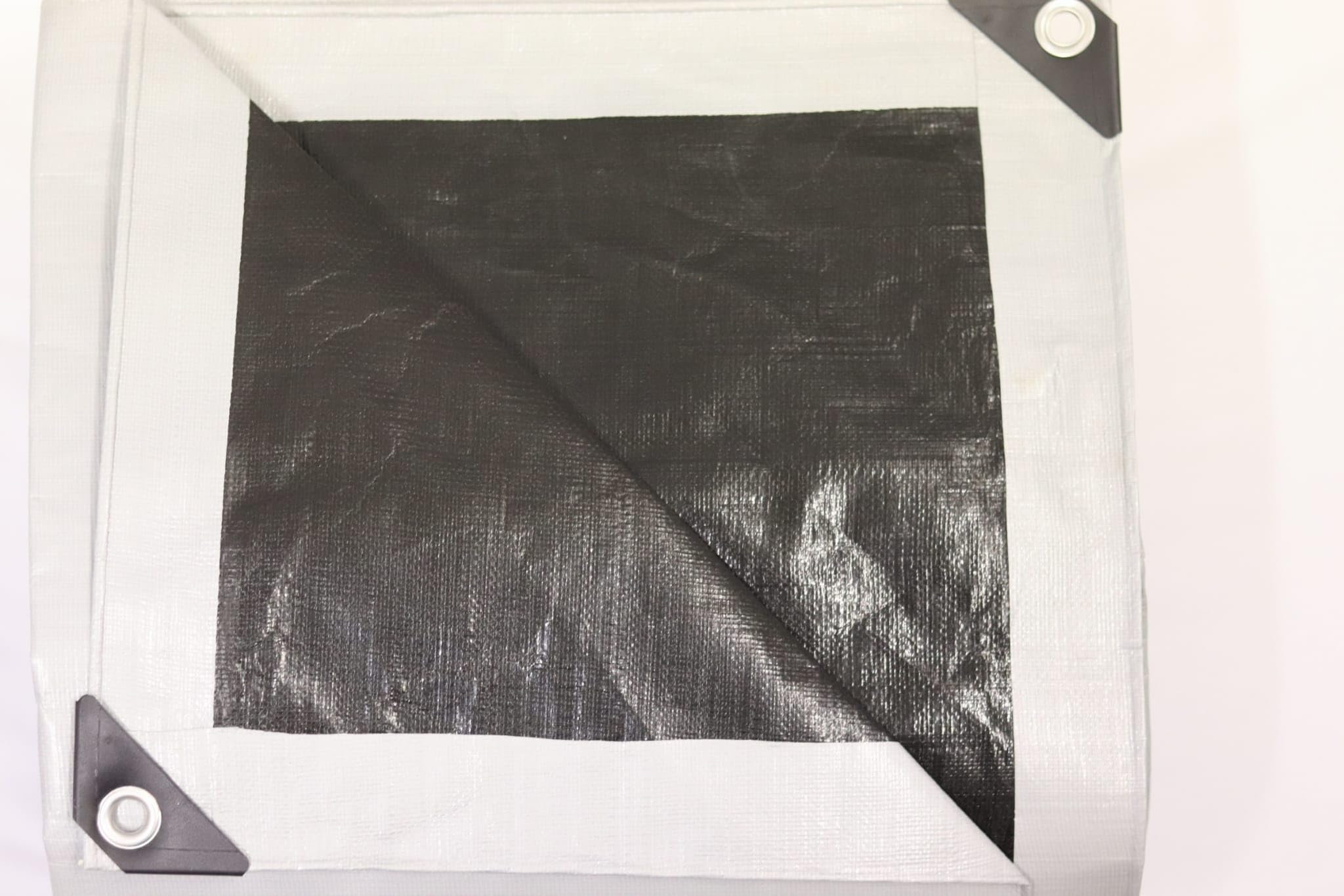 Telo Impermeabile con Occhielli in Polietilene 4×5m/260g/m² | Telone Occhiellato per Esterno, Giardino, Copertura, Antipioggia e Anti-UV | Telo Robusto Impermeabile da Esterno