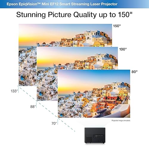 Vista 31 de Epson EpiqVision Mini EF11 Proyector láser, 3 LCD, portátil, Full HD 1080p, brillo de color de 1000 lúmenes y brillo blanco, altavoz integrado