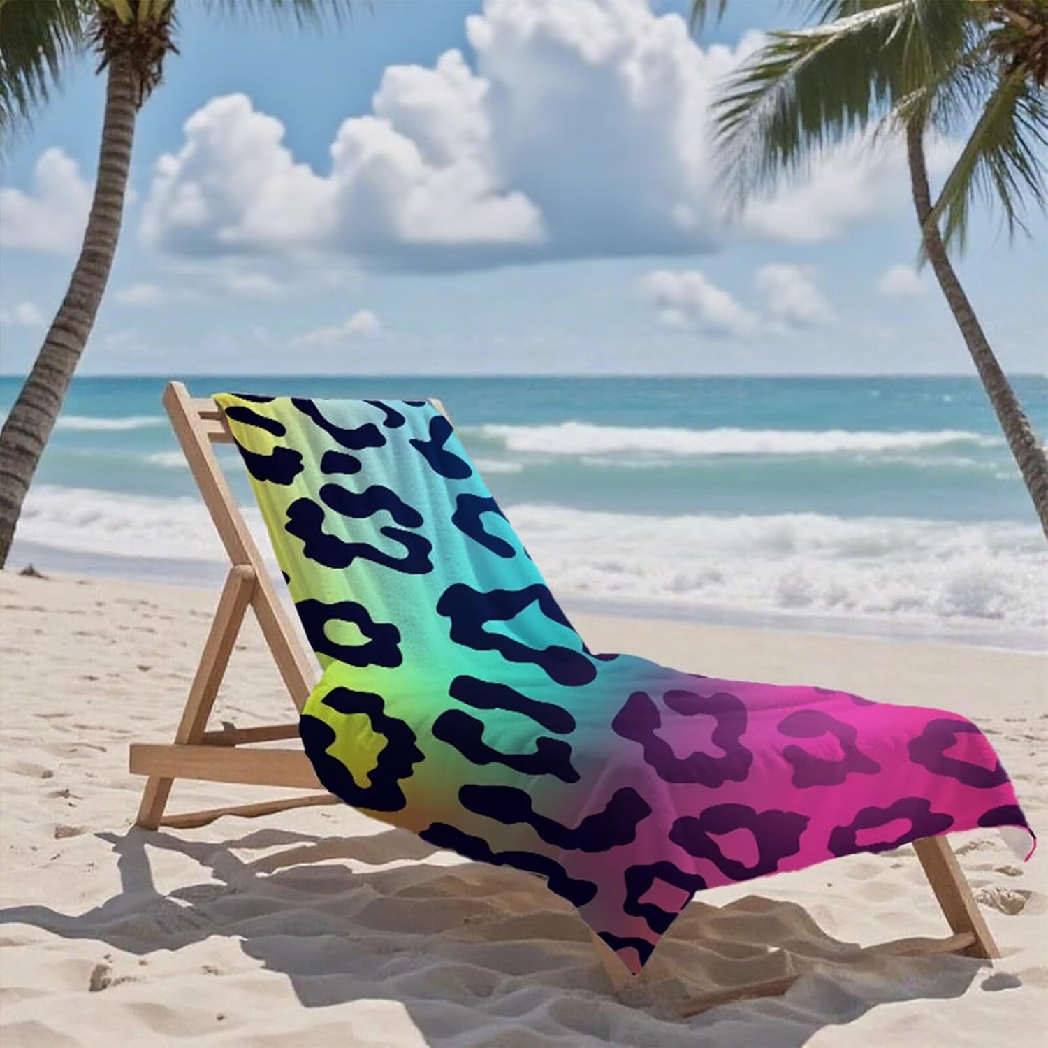 Beach Towel 90x180cm Bath Towels, Quick Dry Microfiber Towel, Sand Free, Super Absorbent, Lightweight, Compact Design, Towels for Bathroom Travel, Pool, Gym, Camping, Beach Vacation Essentials A2-375