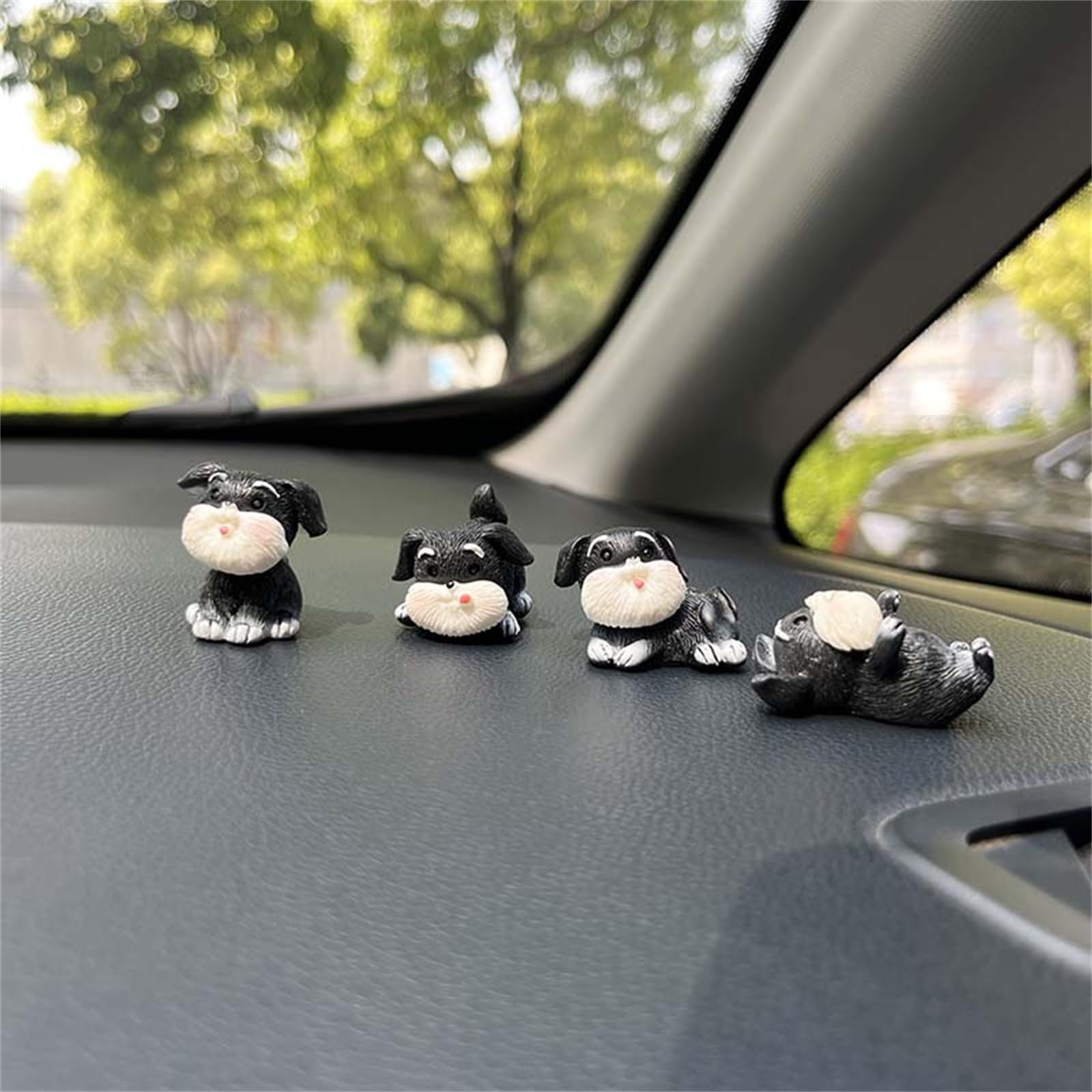 犬オブジェ黒パグ バルーン車載インテリア ダッシュボード北欧風おしゃれ かわいい Amazon.co.jp: HANFEIDA 犬 置物 ダッシュボード装飾 4個 ミニ