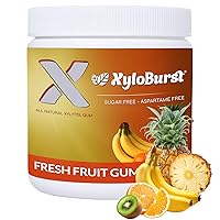 Vista 10 de XyloBurst Goma de mascar de xilitol Sin azúcar, sin gluten, apto para dieta cetogénica, sin aspartamo, goma de mascar para la salud bucal