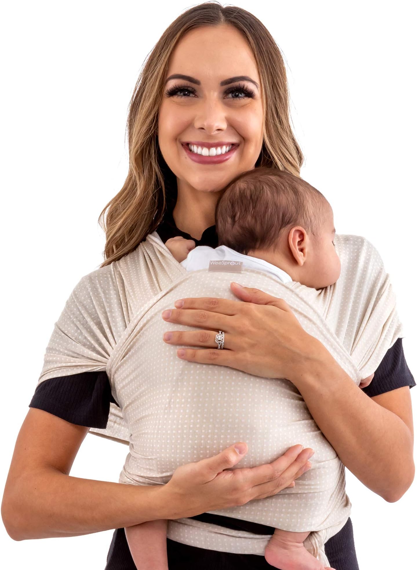 WeeSprout Baby Wraps Carrier - Perfect Child Sling for Newborn and Infant, Enhances Bonding, Soft and Breathable, Ideal for Babywearing
