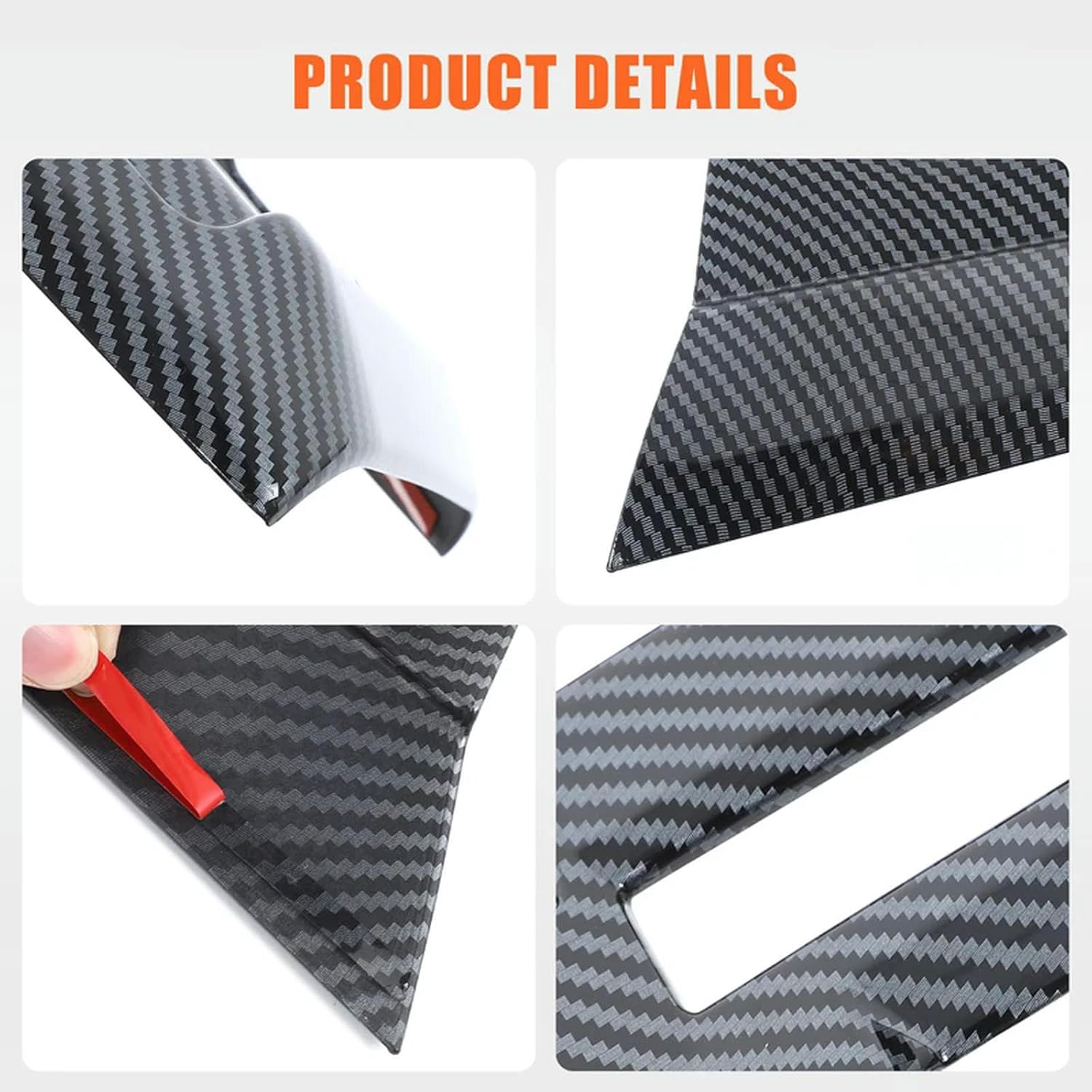 Car Rear Air Conditioner Air Outlet Panel Anti Kick Cover for BMW X3 G45 2025 ABS Carbon Fiber Trim Decoration Accessories