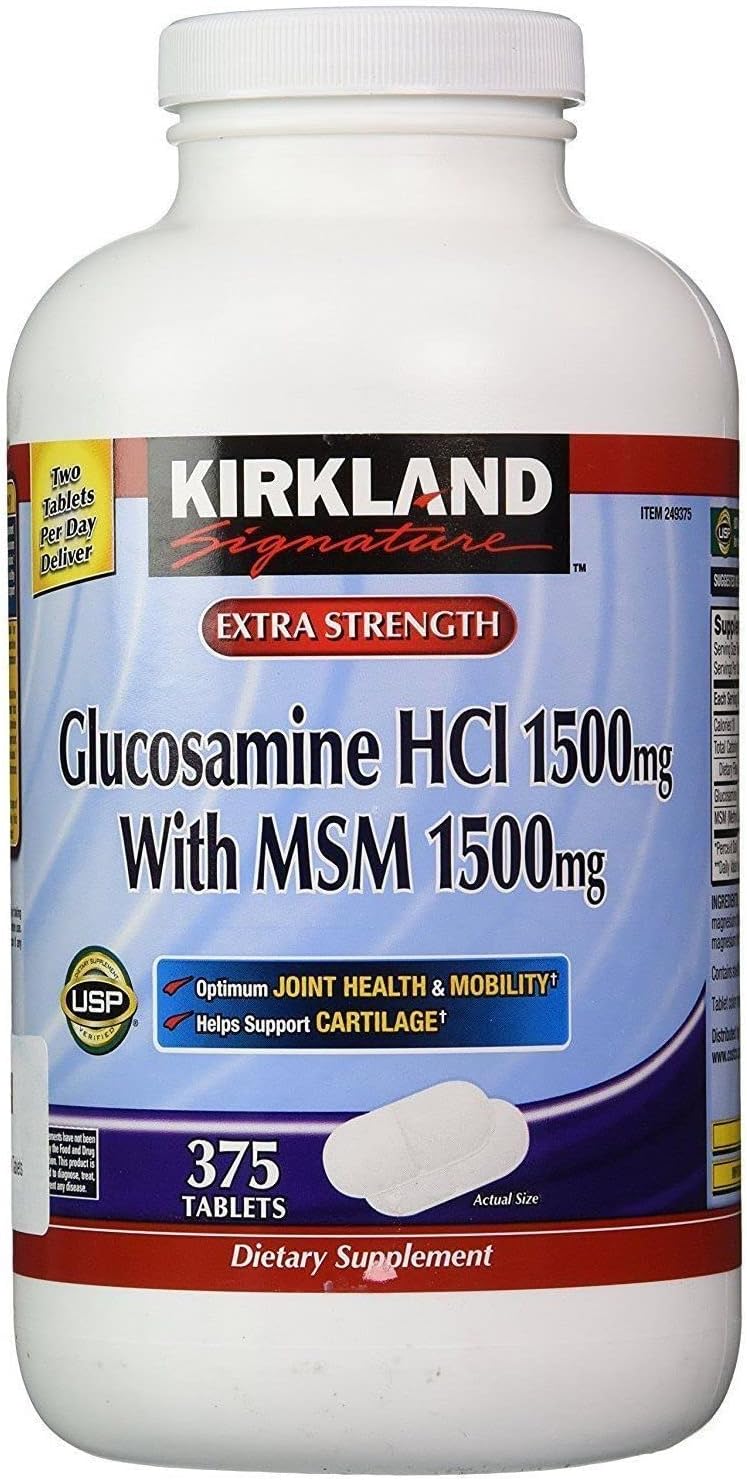 Signature Glucosamine with MSM, 375 Tablets