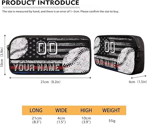 Miniatura 5 de Estuche para lápices personalizado para niños, adolescentes y niños, bolsa de lápices personalizada con cremallera, bolsa de lápices de gran