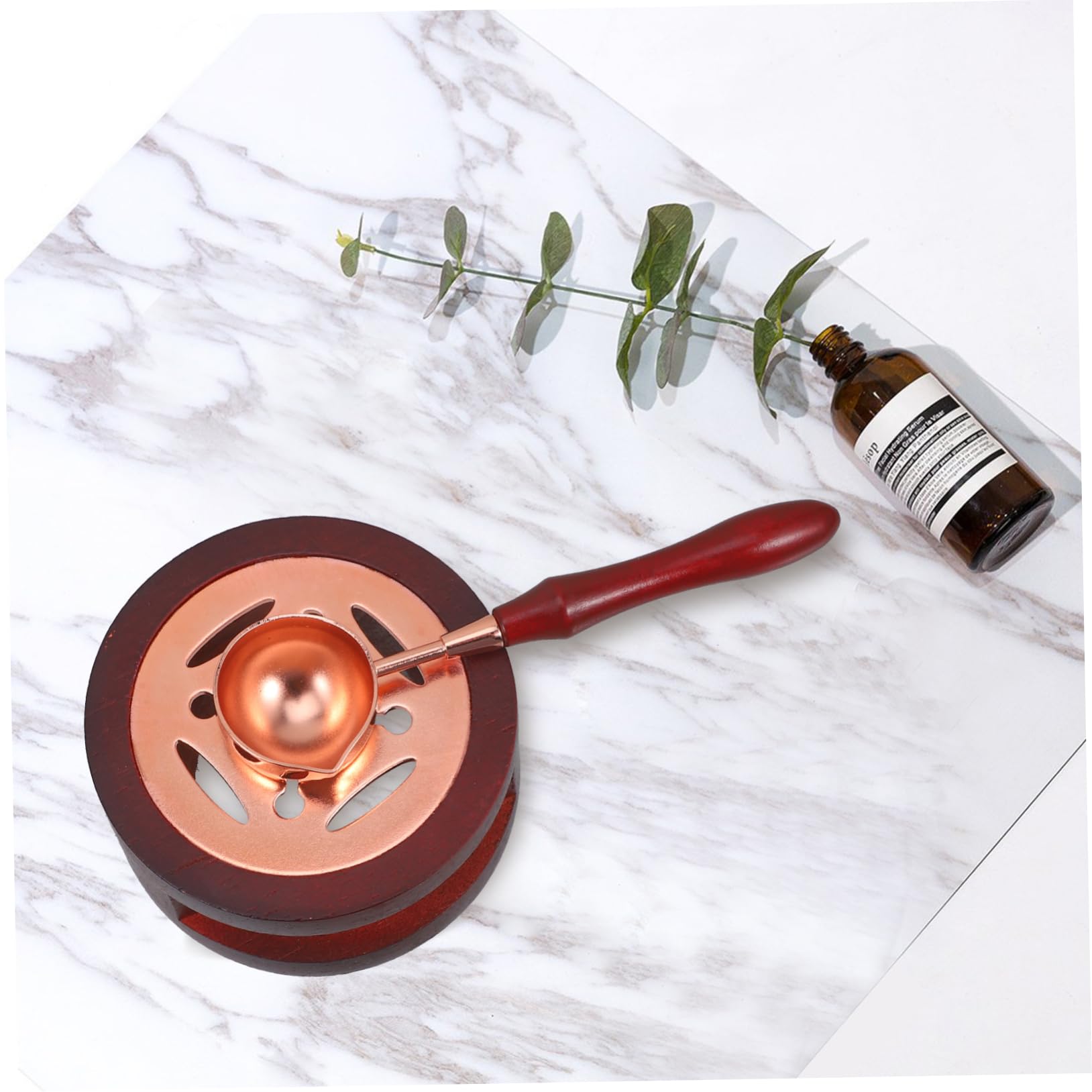NUOBESTY 4ensembles Kit De Sceau Cire avec à Cire Spatule De Fusion Et Accessoires De Tampon Ensemble Pratique pour Et