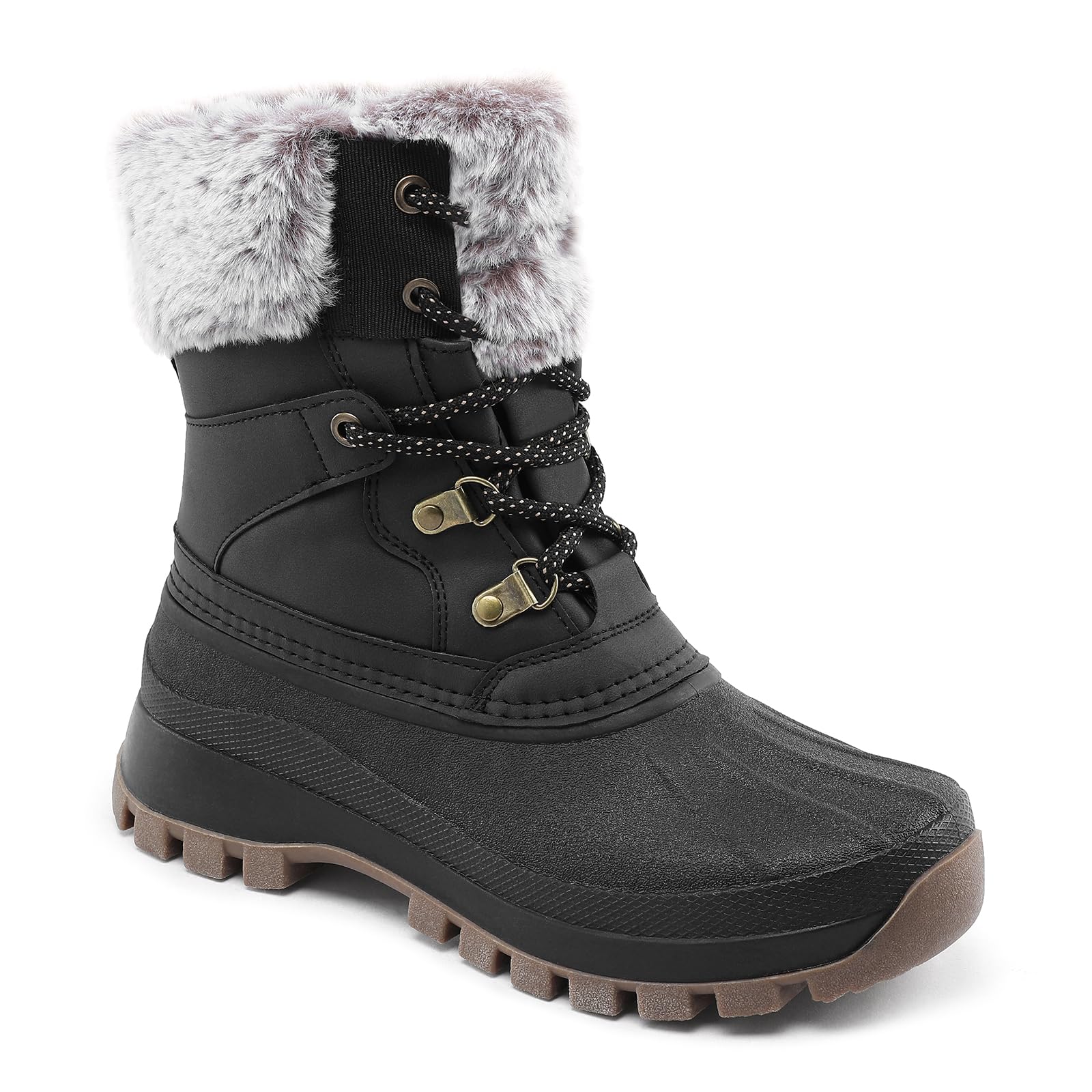 Women Winter Snow Boots Waterproof Shell Warm Duck Boots