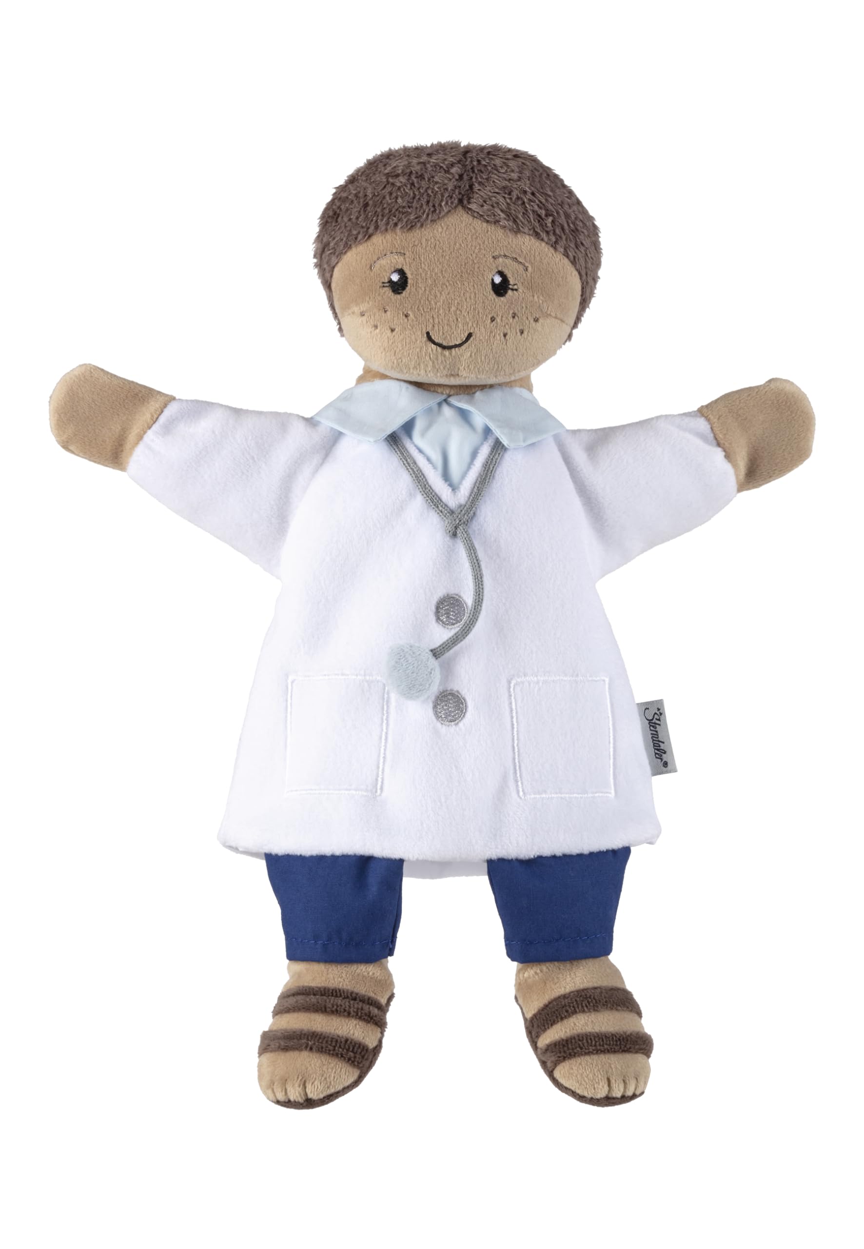 Marionnette Médecin Douce - Jouet de Rôle pour Enfants