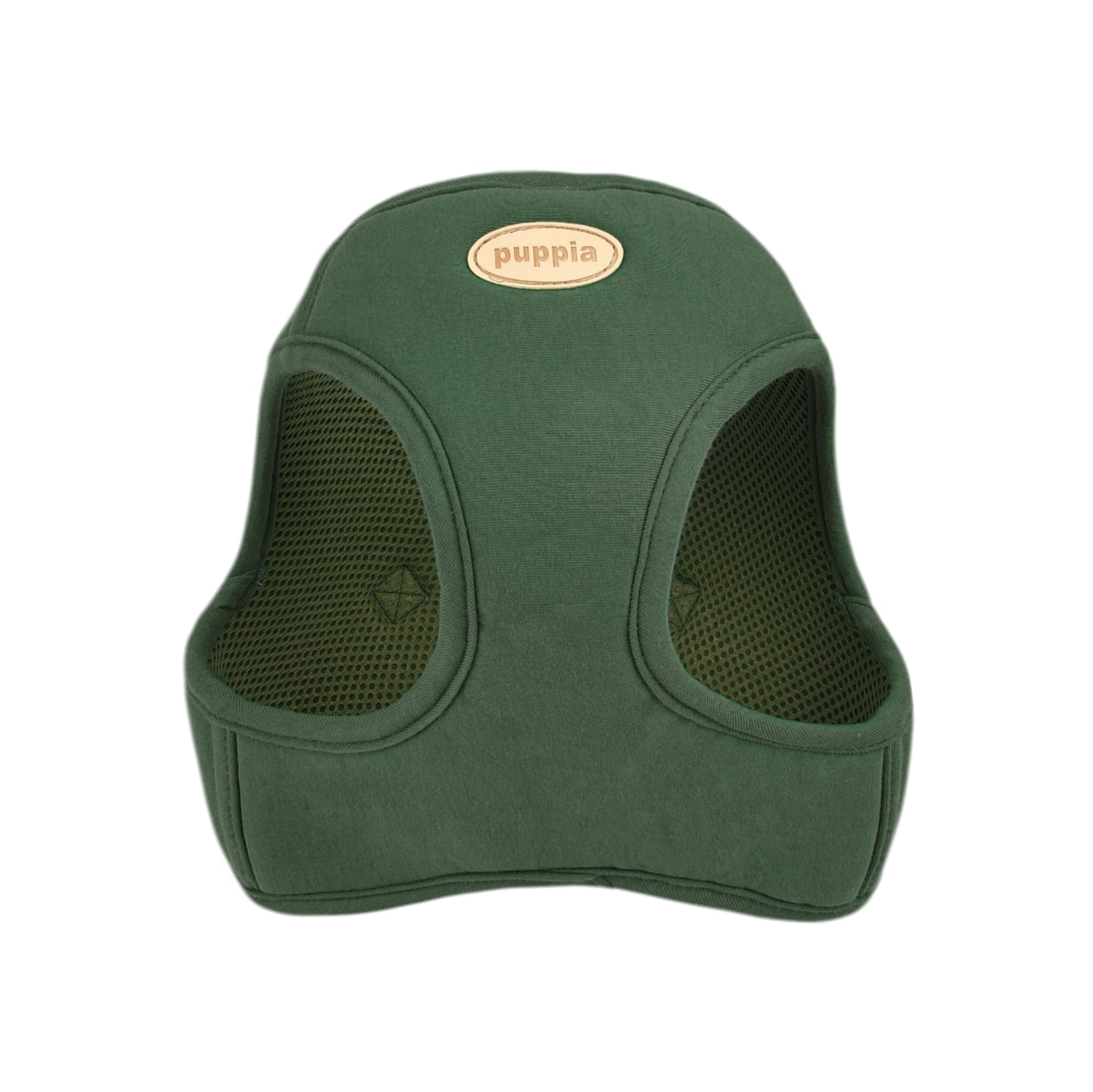 Puppia Eco Dog - Arnés ecológico sin tirones cómodo para perros pequeños y medianos, color caqui, talla L