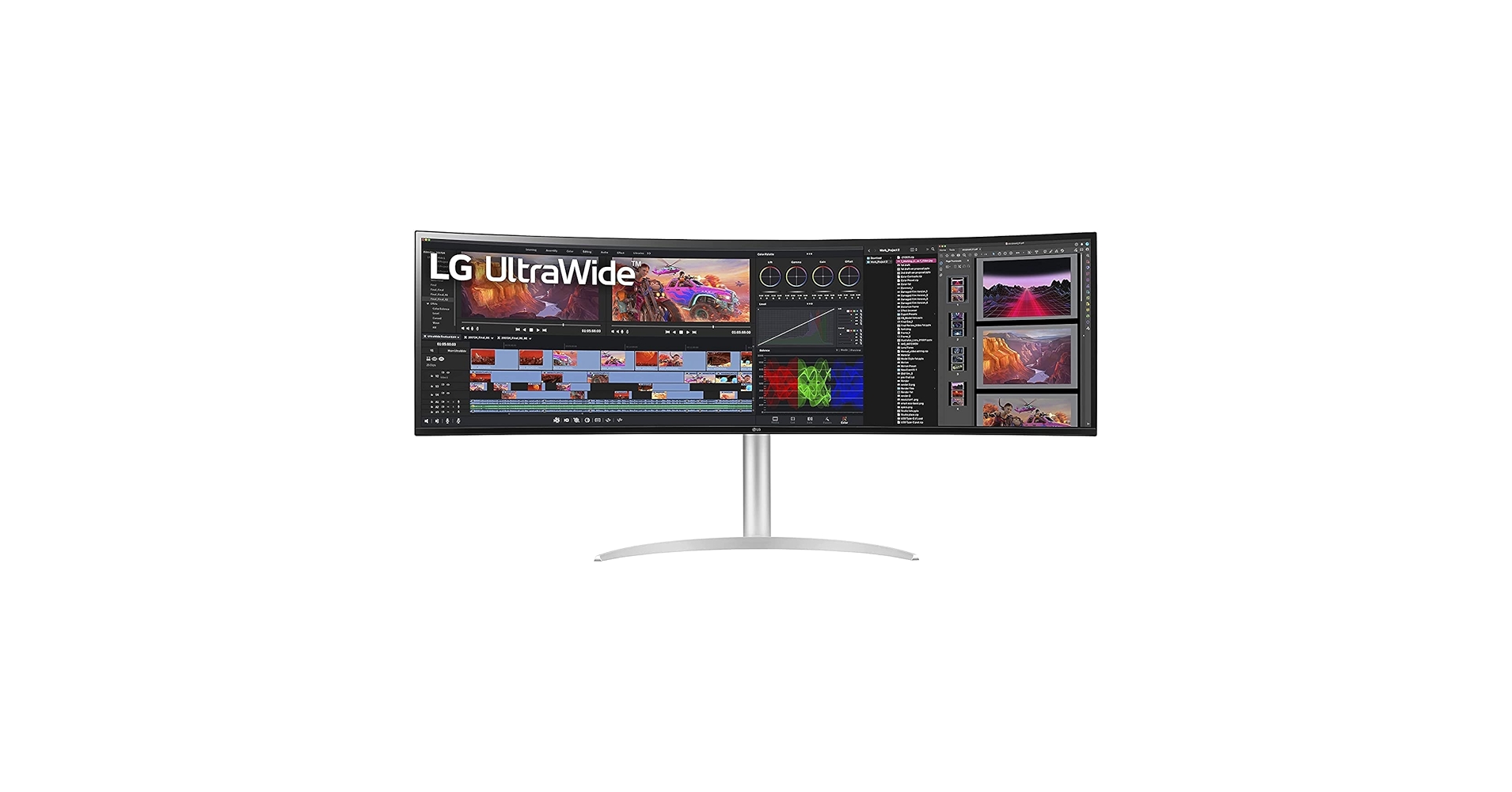 Amazon.com: LG 49WQ95C-W 49 Inch 32:9 Curved UltraWide DQHD