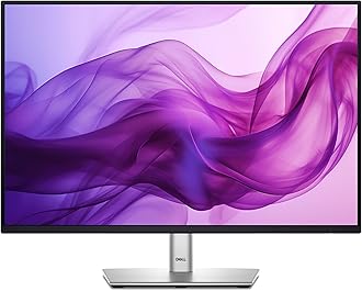 P2425 24 Inch WUXGA (1920x1200) 16:10 Monitor, 100Hz, IPS, 5ms, 99% sRGB, USB-C, DisplayPort, HDMI, VGA, 4x USB, 3 Year Warranty, Black