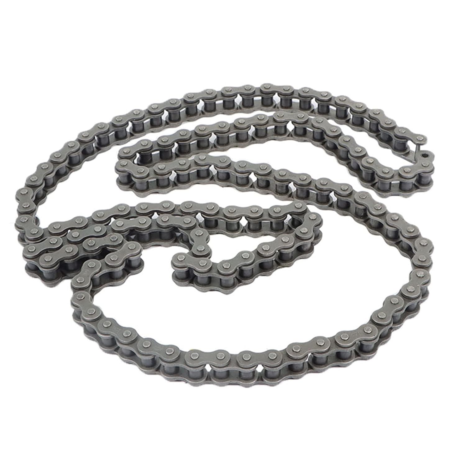 80H 10 Feet Carbon Steel Heavy Duty Roller Chain 120 Links with 1 Connecting Links