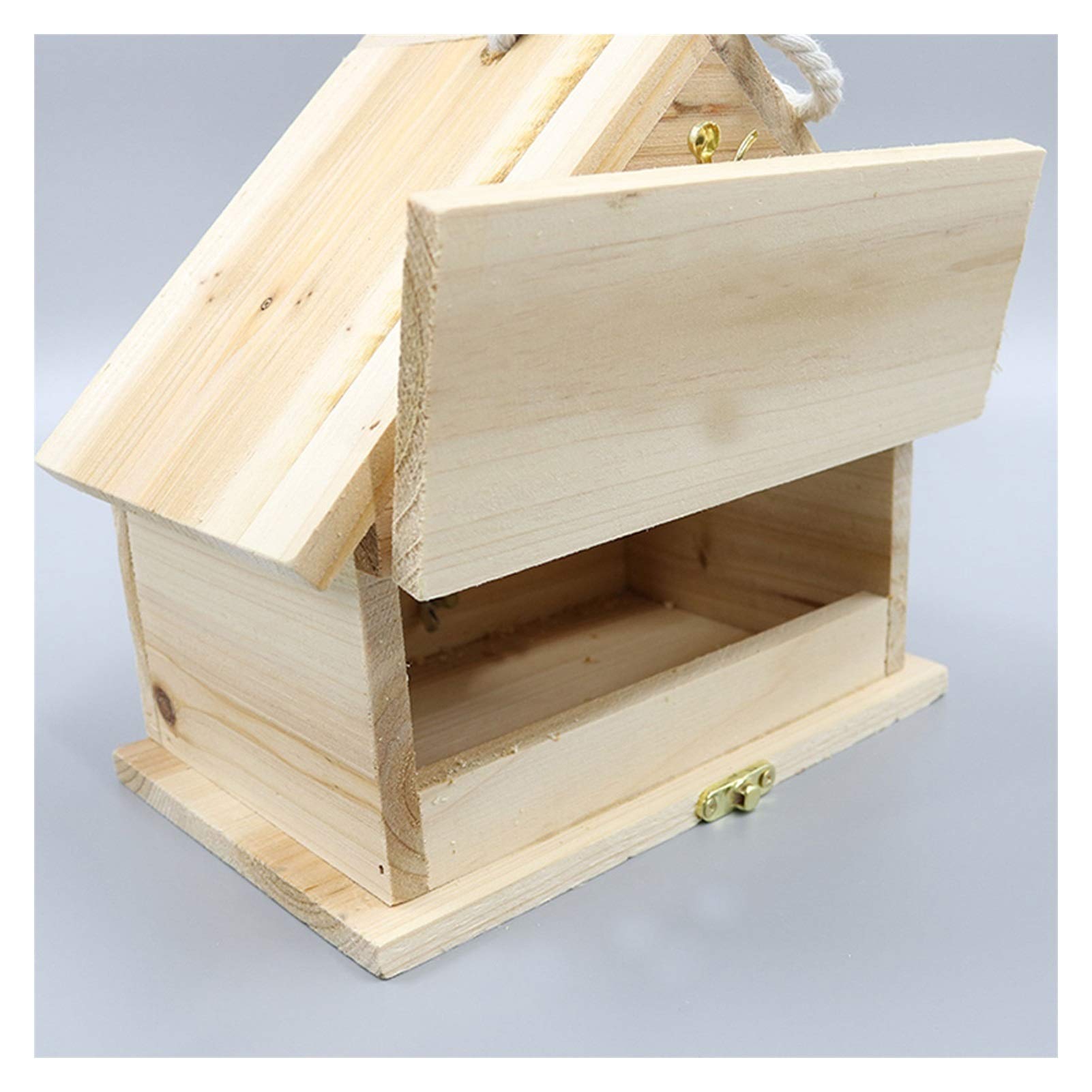 Jaula de pájaros Pájaros Naturales Huts Colgando Loros de cría de gorrión, Piel de Tigre, Caja de cría de Loros de peonía, Caja de Nido Nido de Pájaro