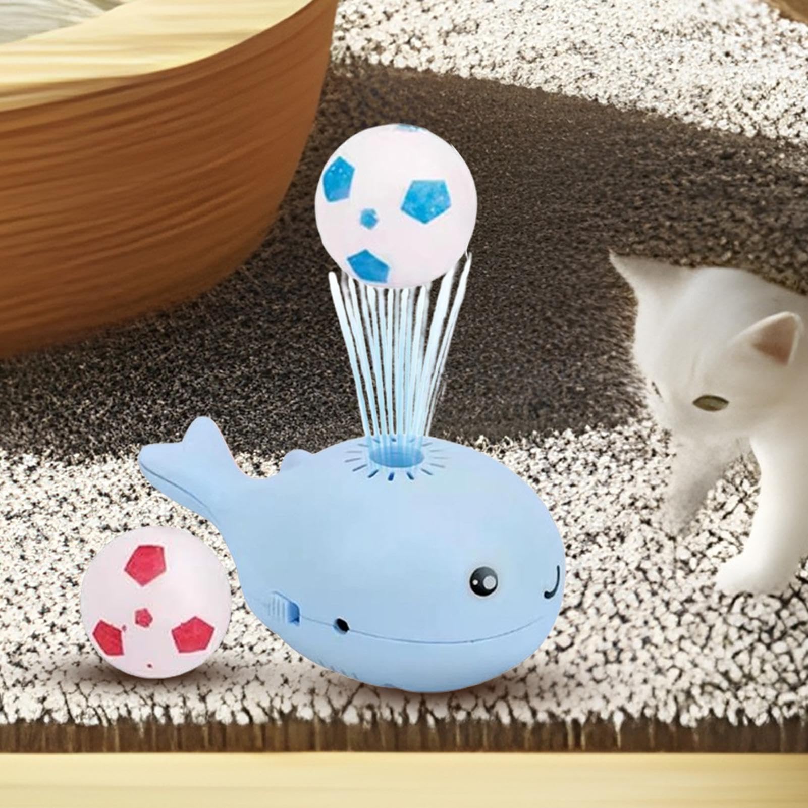 Générique Whale Floating Toy, Blowing Ball Teaser, 4.33x2
