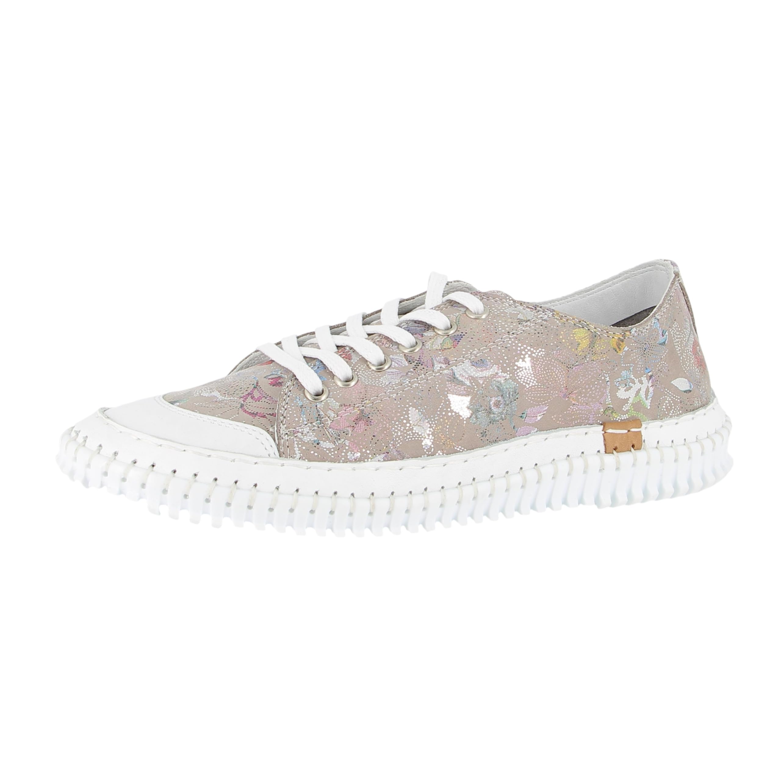 Andrea Conti Women's Low Top Trainers, Dark Stone/Combo, 41 EU, Dark Stone Combi, 8.5 UK
