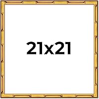 Vista 117 de Poster Palooza Marco de madera maciza de bambú dorado de 12 x 8 pulgadas con acrílico UV, respaldo de tablero de espuma y accesorios para colgar