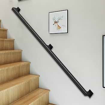 人気商品！　新品　無限階段　makuake 楽天市場】【人気商品】手すり 屋外玄関階段手すり無垢材の手