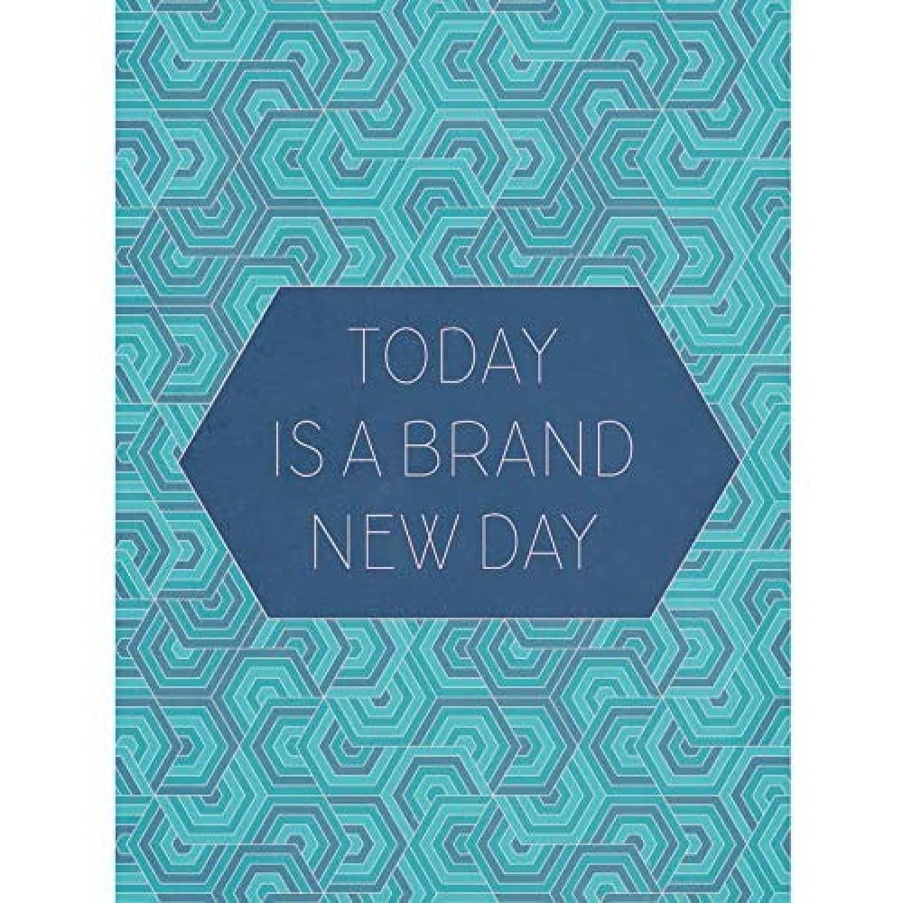 Wee Blue Coo Today Is A New Day Quote Unframed Wall Art Print Poster Home Decor Premium