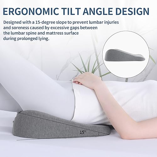 Miniatura 5 de BALAPET Cojines de espuma viscoelástica para el trasero, almohada ergonómica para aliviar la presión de las úlceras por decúbito para dormir