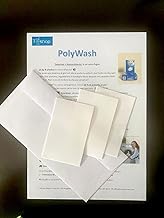 PolyWash Test Kit - Detergent Sheets with Fabric Softener for Washing Machine (3 Sheets = 3 Washes of 6 kg) | Hypoallergenic, Plastic Free, Effective Even in Cold