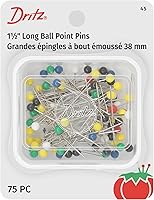 Vista 9 de Dritz 39 pines de punta de bola, 1-1/16 pulgadas (175 unidades)