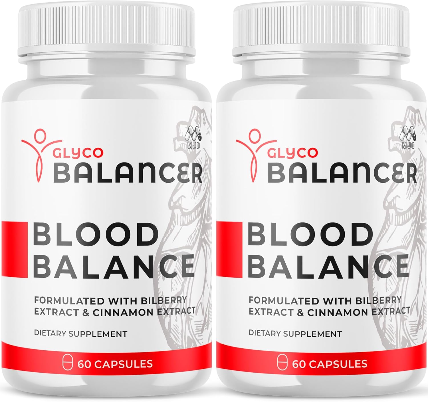 (2 Pack) Glyco Balancer Capsules, Official GlycoBalancer Health Support Pills with All Natural Ingredients, Glyco Balancer Advanced Health Support with Premium Vitamins for Women & Men (120 Capsules)