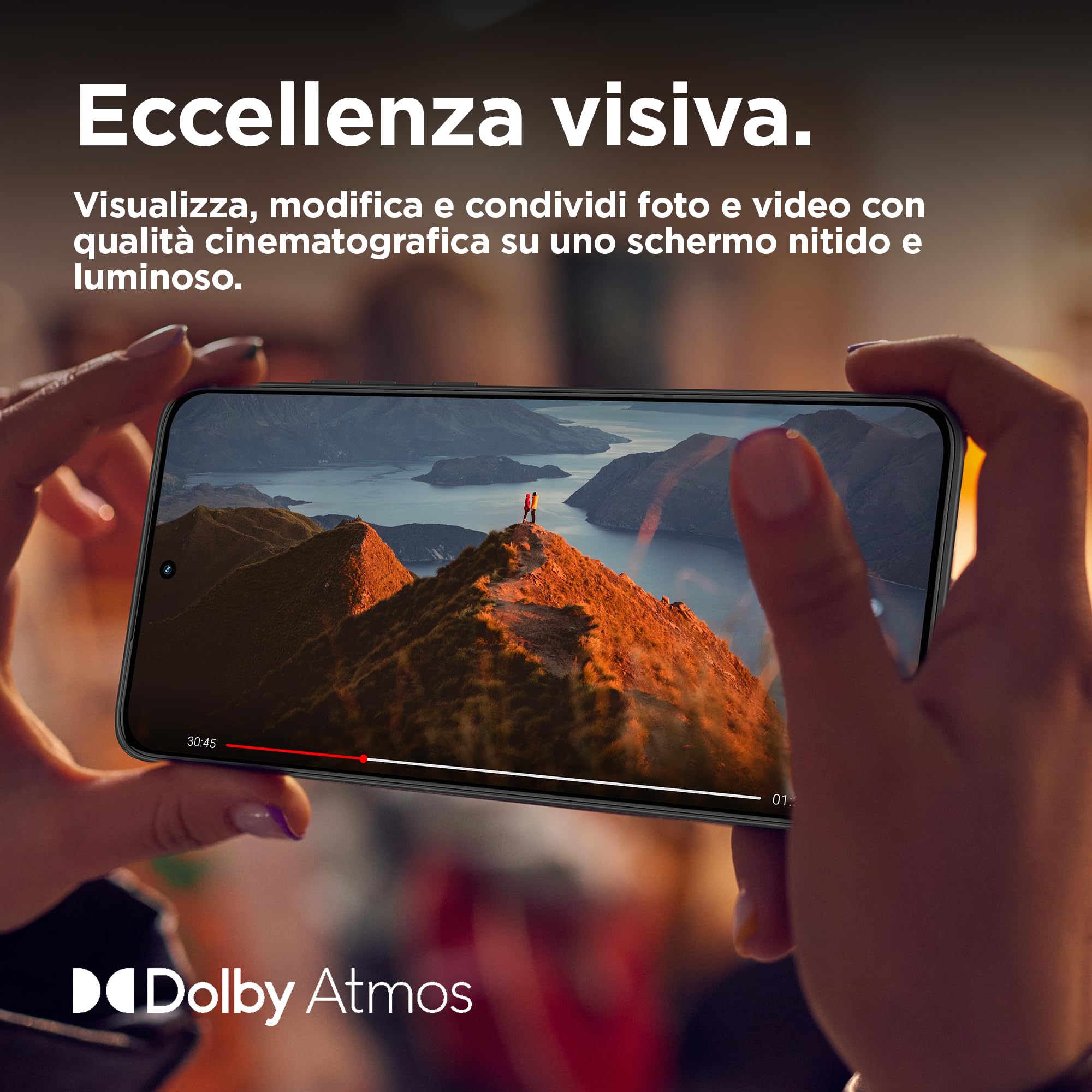 Motorola edge 50 neo (8/256GB, Fotocamera Sony LYTIA™ 700C 50+13+10MP selfie 32MP, Display 6.36" pOLED 120Hz, IP68, MediaTek MTK 24M, batteria 4310mAh, ricarica 68W, Android 14), PANTONE Grisaille