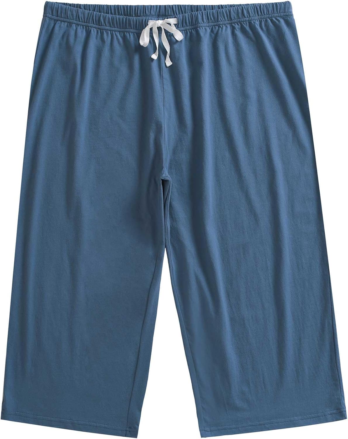 Esenchel Women's Plus Size Capri Pajama Pants Cotton Sleep Capris 2 Pack - Image 3