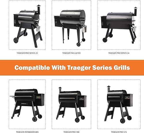 Miniatura 5 de Paquete de 30 bandejas de goteo Ranger Pro 780 para Traeger, accesorios de parrilla ahumadora para Traeger Series 575780, 2234 de 4.72 x 4.13