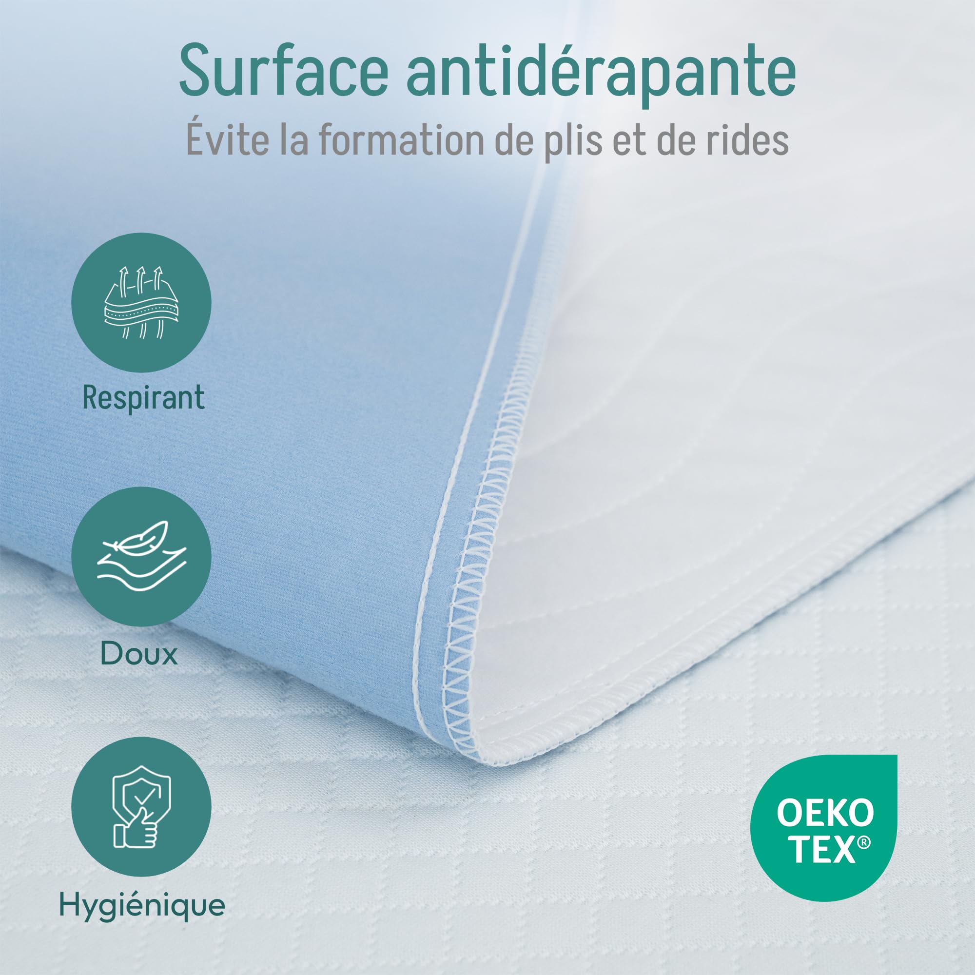 Alèse Extra Protection (alèse Jetable). Protège-Matelas/alèse imperméable: Super Absorbante: 3,15 litres/m². Protège Lit avec Ailes - Alèse Lavable: Incontinence. 90 x 85 cm - (Lot de 2)