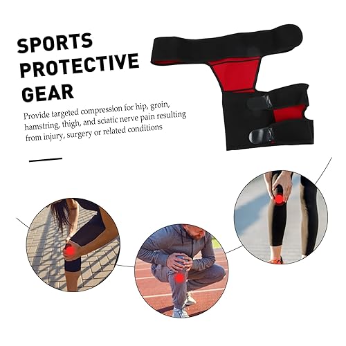 Miniatura 9 de Soporte de compresión para isquiotibiales de neopreno para cadera Dispositivos de cadera Correa de soporte para la cadera Soporte de cadera para