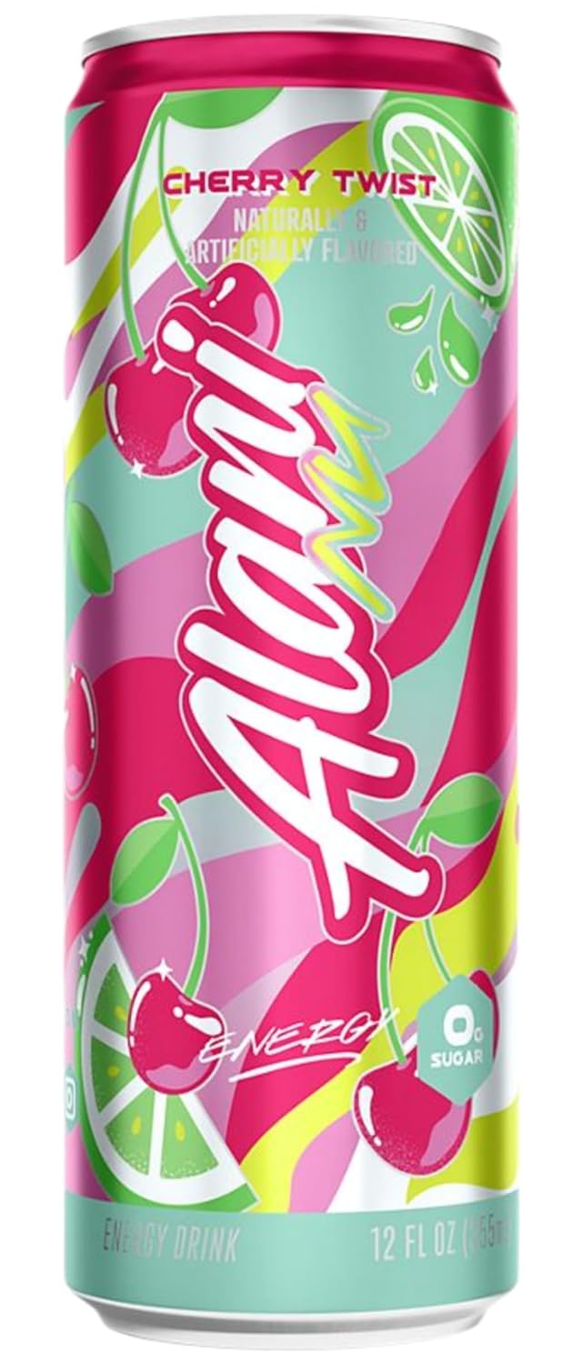 New Alani Sugar Free Energy Drinks Variety Pack, Low Calorie, 12 oz (8 Pack)