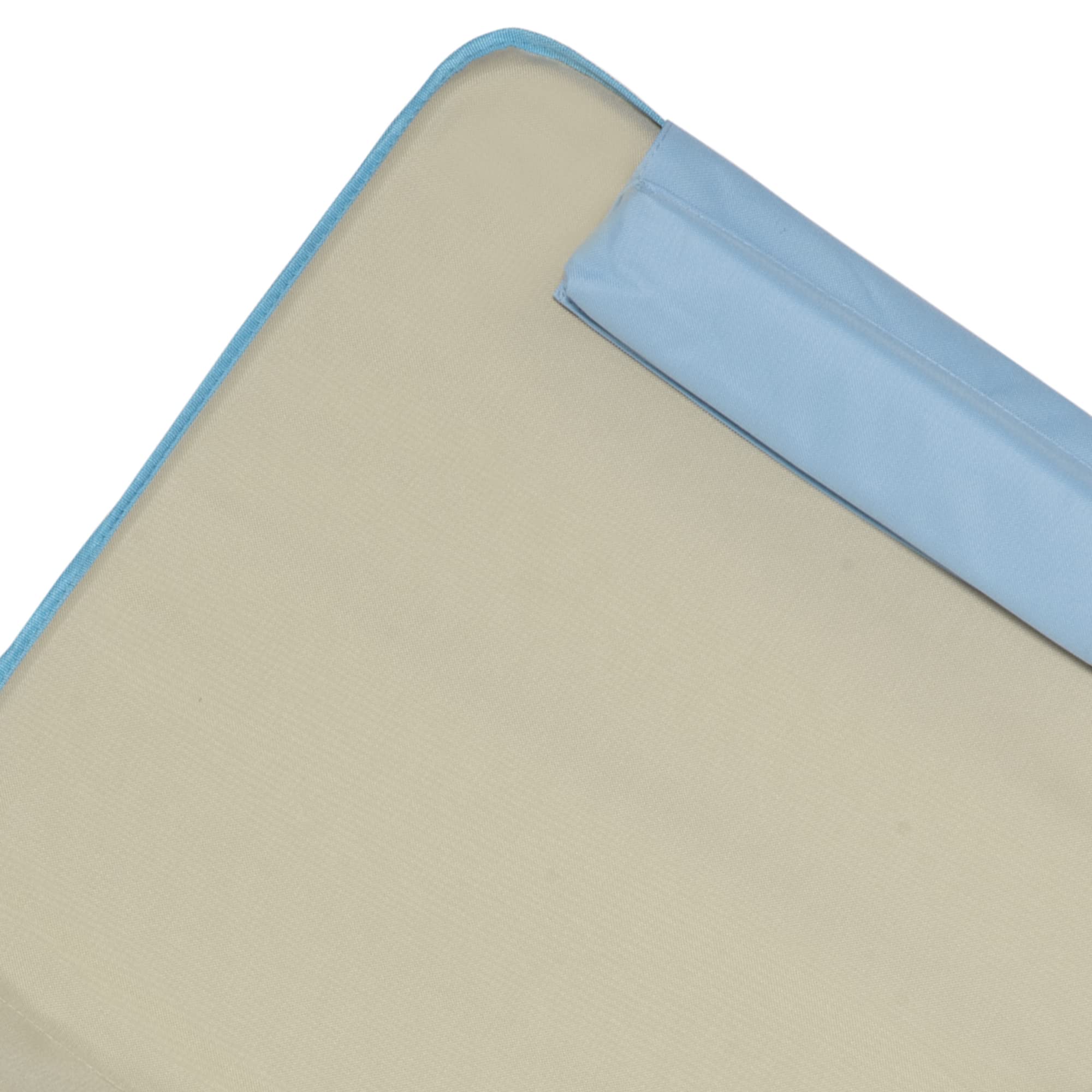 Outsunny Lot de 2 Tapis de Plage pliants Matelas de Plage avec Dossier réglable 5 Positions, Appui-tête réglable, Tissu Oxford, Sac de Transport Inclus, dim. 124L x 53l x 35-45H cm
