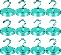 Vista 22 de LOVIMAG Ganchos magnéticos, paquete de 12 ganchos magnéticos de 30 libras + gancho magnético 2026 Cruise Cabin Ship Essentials Heavy Duty Strong