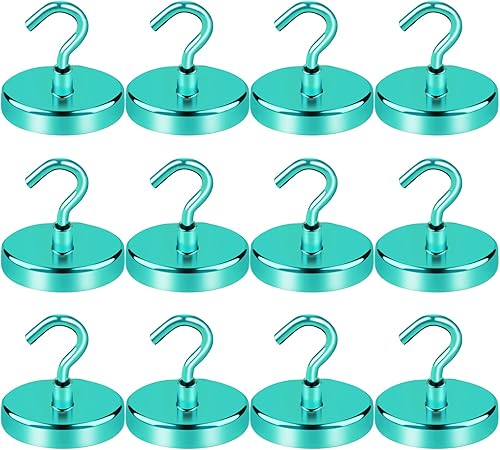 Vista 54 de LOVIMAG Imanes de crucero con ganchos, ganchos magnéticos de 50 libras para cabinas de cruceros, imprescindibles para viajes, imanes de neodimio