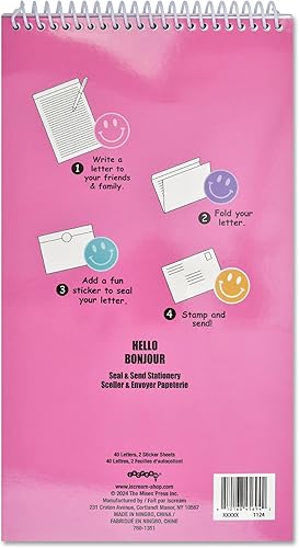 Miniatura 6 de iscream Sellar y enviar 40 hojas de papelería bloc de tarjetas con sellos - Candy Grab
