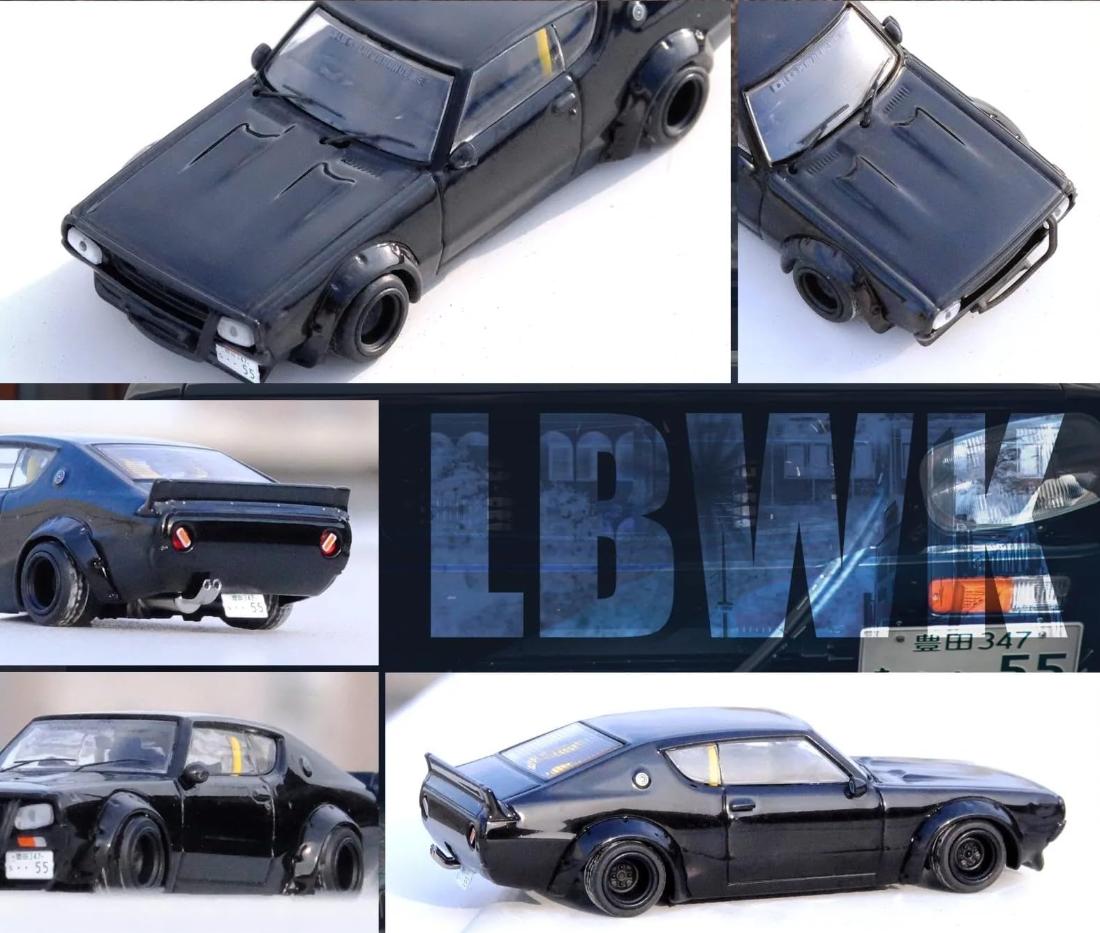 自動車 BLACKTUNERS  Skyline LBWK INNO64-R Nissan Skyline 