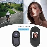 OBEST Mini Action Cam Night Vision 360 Action Camera Body Cam with 0.85 Display, 1080P Vlog POV Camera Motorcycle Rider Helmet Camera, Magnetic Sports Camera Body Camera with Multifunctional - 6