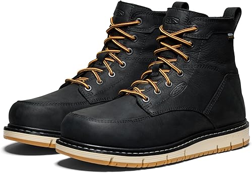 Vista 33 de KEEN Utility Men's San Jose 6" Alloy Toe Waterproof Wedge Work Boots negro