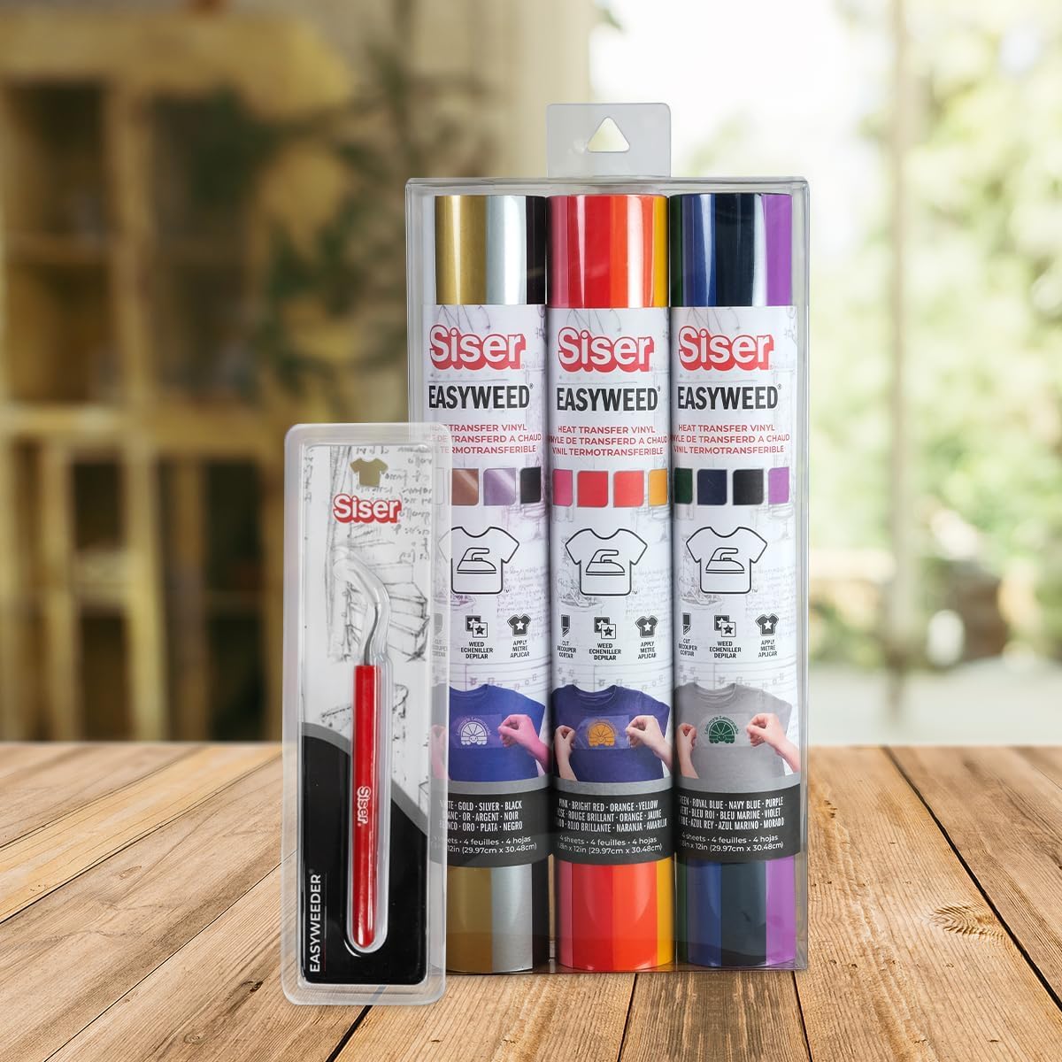 Siser Juliet® Pacchetto Starter - Include Plotter da Taglio ad Alta Definizione Juliet, Vinili Termoadesivi e Stampabili, Adesivi e Accessori